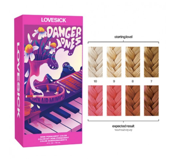 Danger Jones Lovesick Neon Pink Semi Permanent Colour